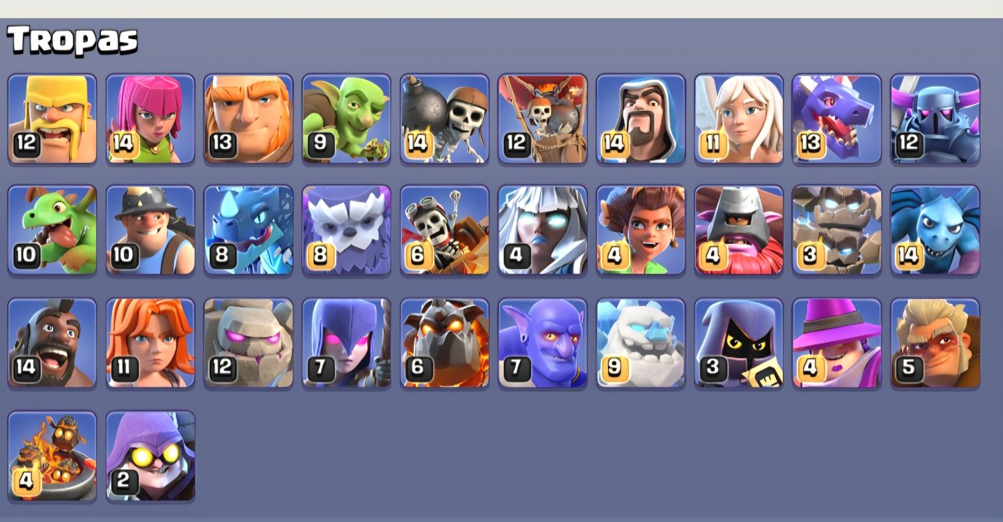 Cv18 full Clash of clans