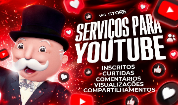 [50% OFF] VISUALIZAÇÃO, INSCRITOS, CURTIDAS, COMENTÁRIOS.. [YOUTUBE]