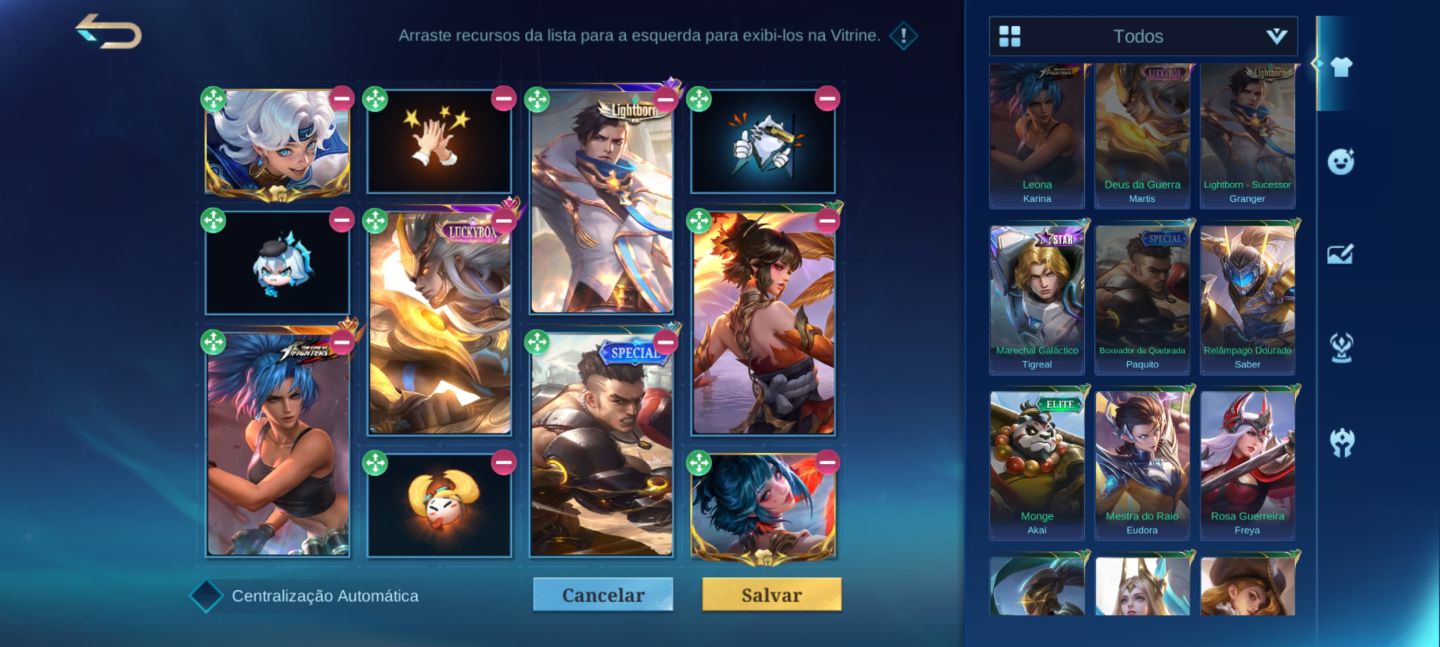 CONTA MLBB COM KOF KARINA E LUCKYBOX MARTIS | ACABOU DE CHEGAR AO ÉPICO