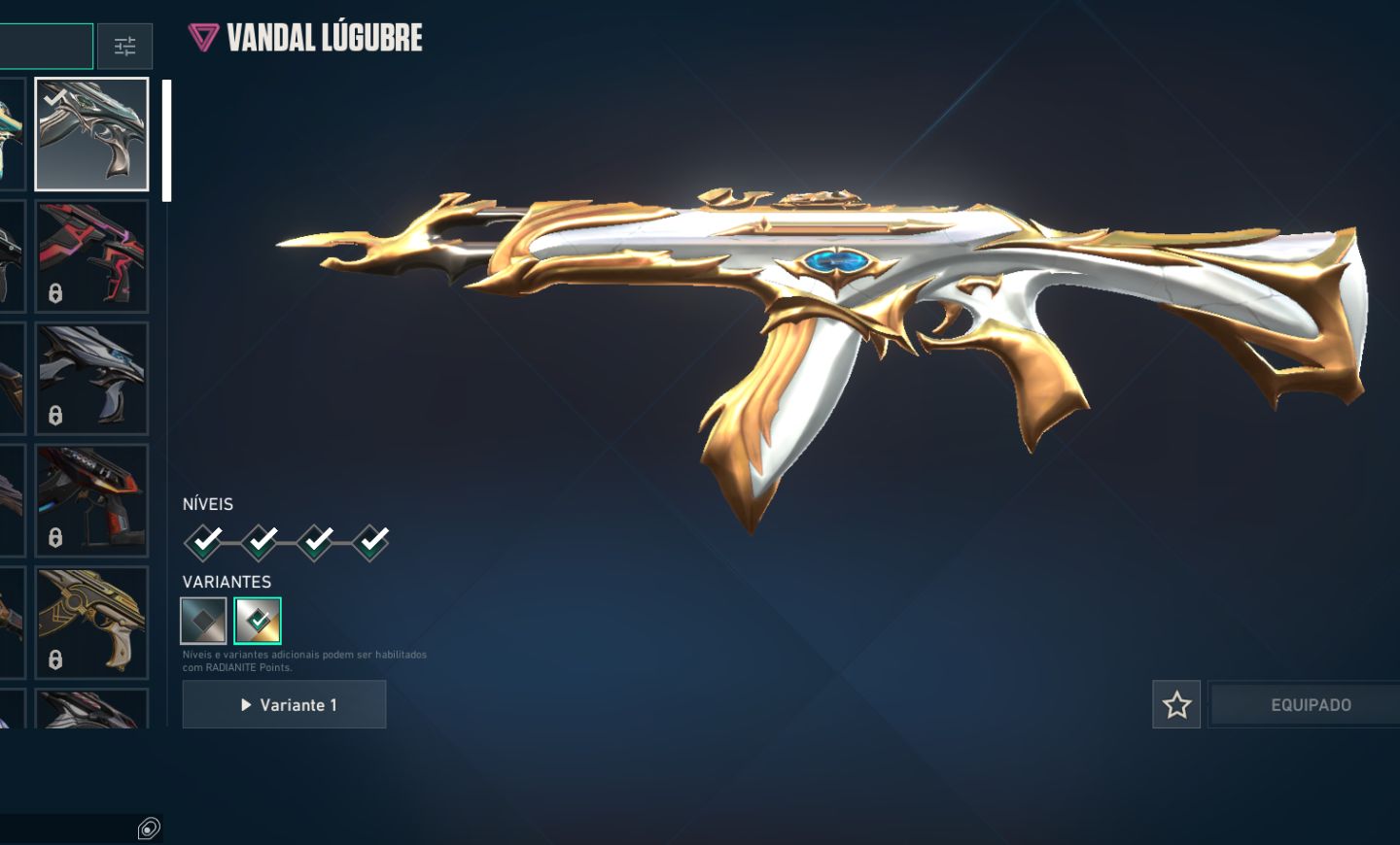 Conta valorant com skins, diamante 1