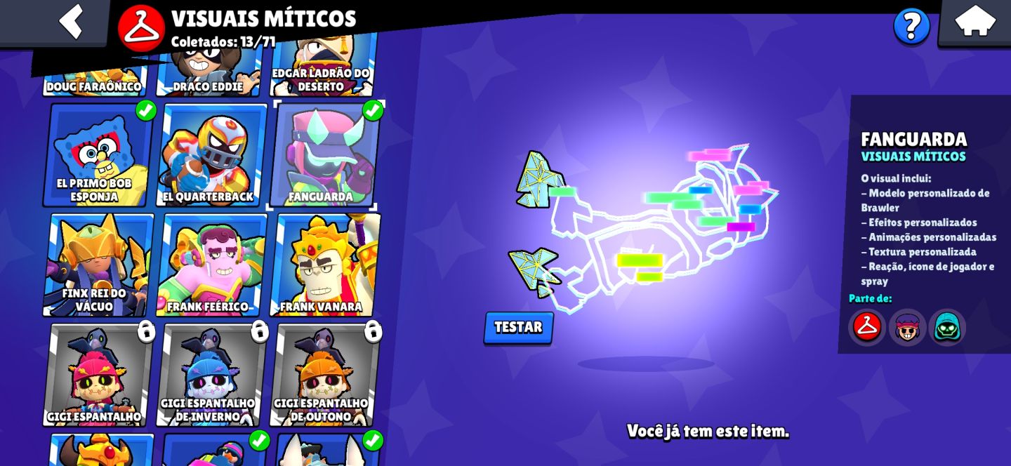 Conta RARA de Brawl Stars e Clash Royale | +32K Troféus | 279 Gemas | PROMOÇÃO!