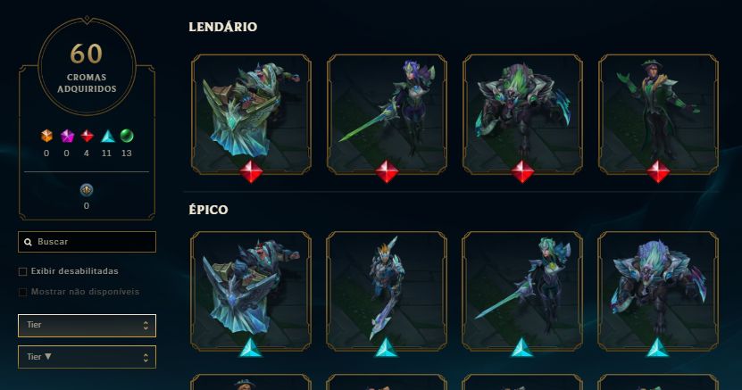 Conta HandLevel Lv 500+ Esmeralda 2+Jungle+ 236 Skins/Icones e Emotes Antigos 13