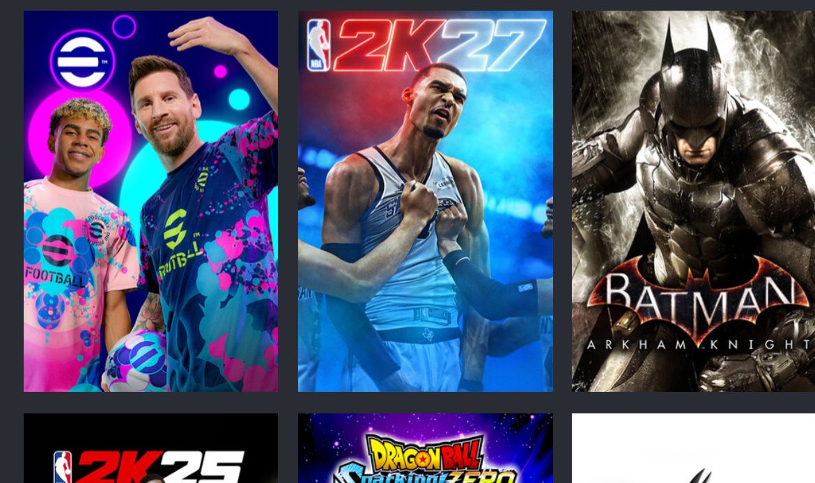 Conta Steam com NBA2k27 e Messi Big time Efootball