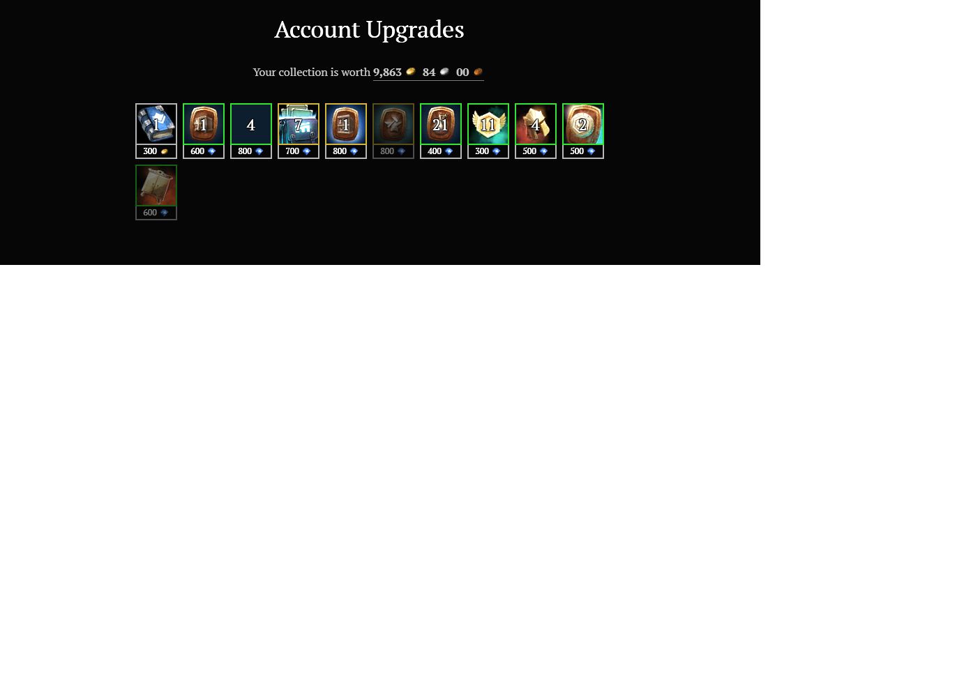 CONTA END GAME GW2