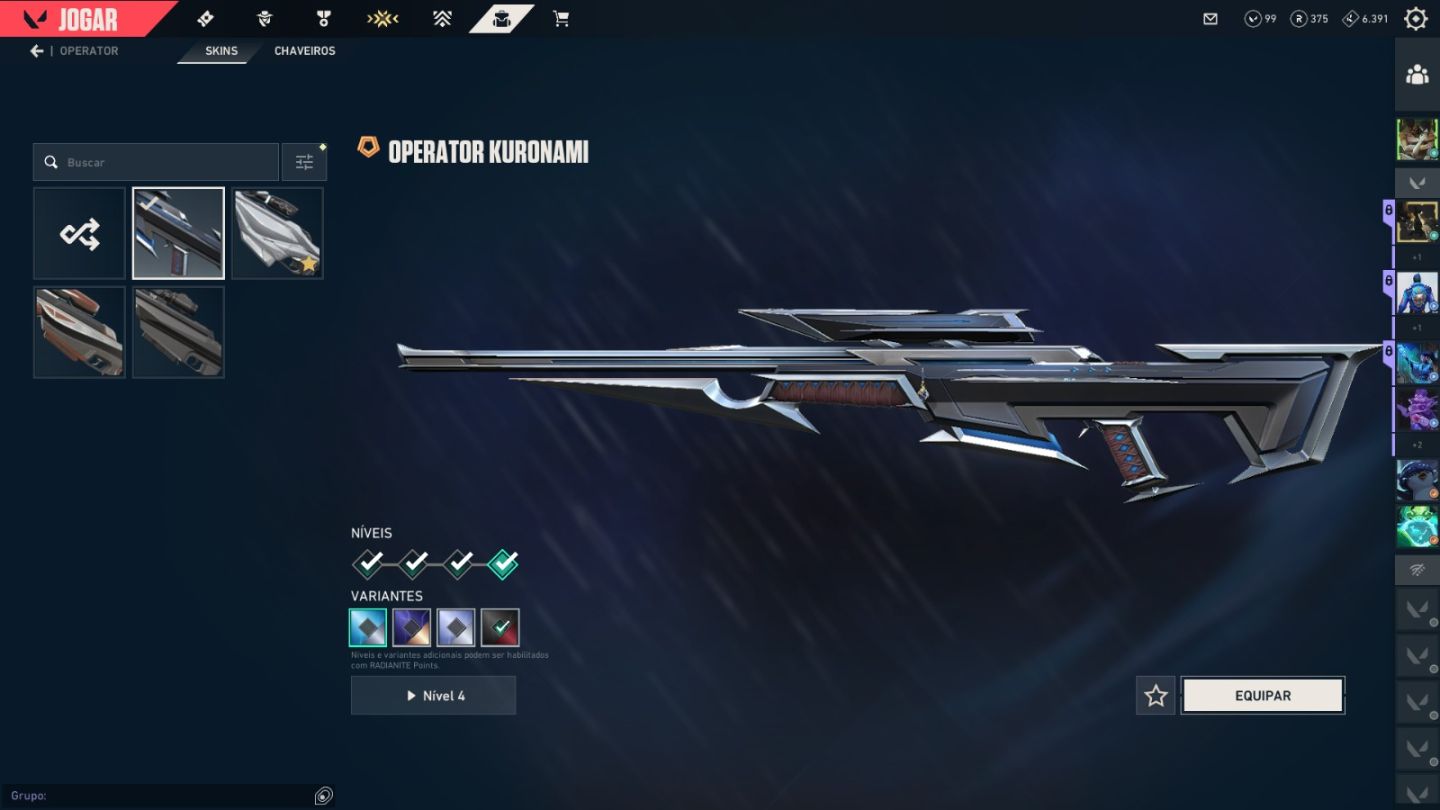 CONTA VALORANT | + DE R$ 1.100 GASTOS | SKINS CHAMPIONS E KURONAMI | FULL ACESSO