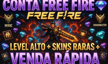 CONTA DE FREE FIRE COM UMP VERDE ATRIBUDADA, BOA PRA AP[LEVEL 65]