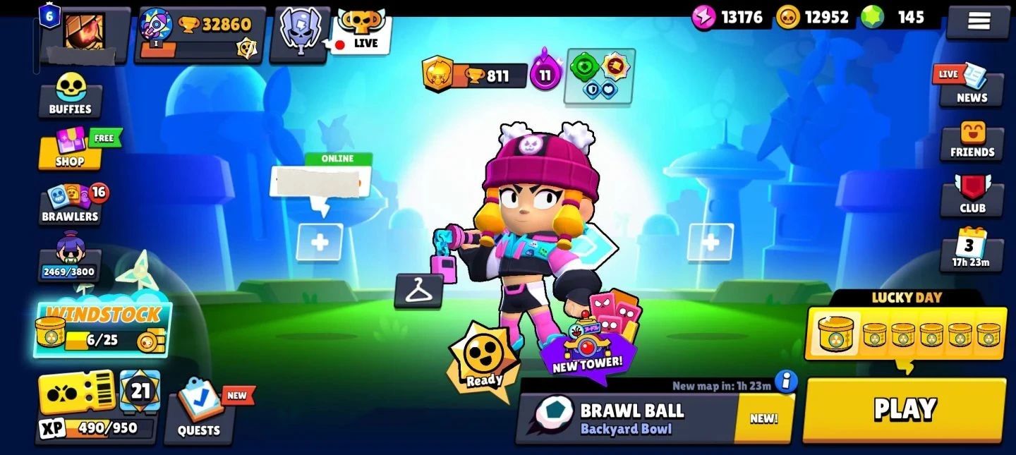 Conta Brawl Stars RARA com diversas skins e gemas na conta