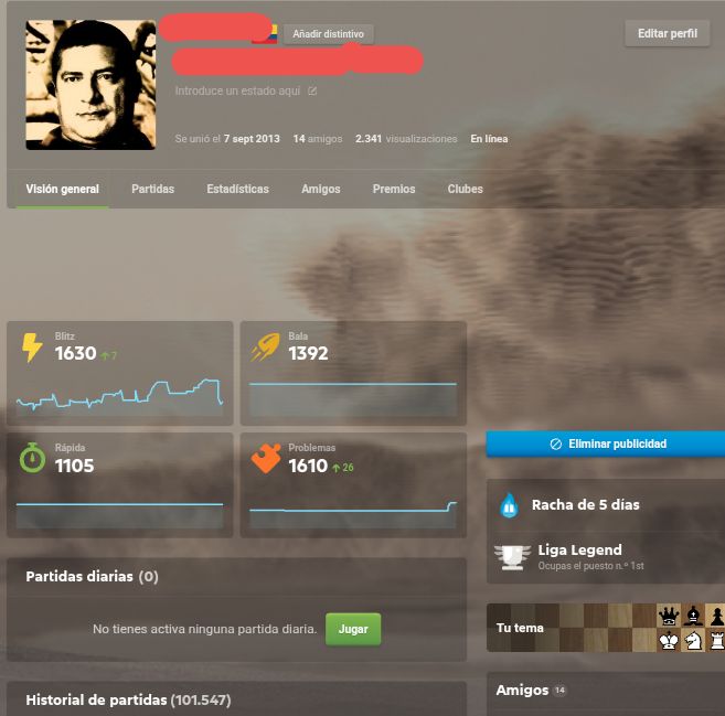 Contas unicas chess.com