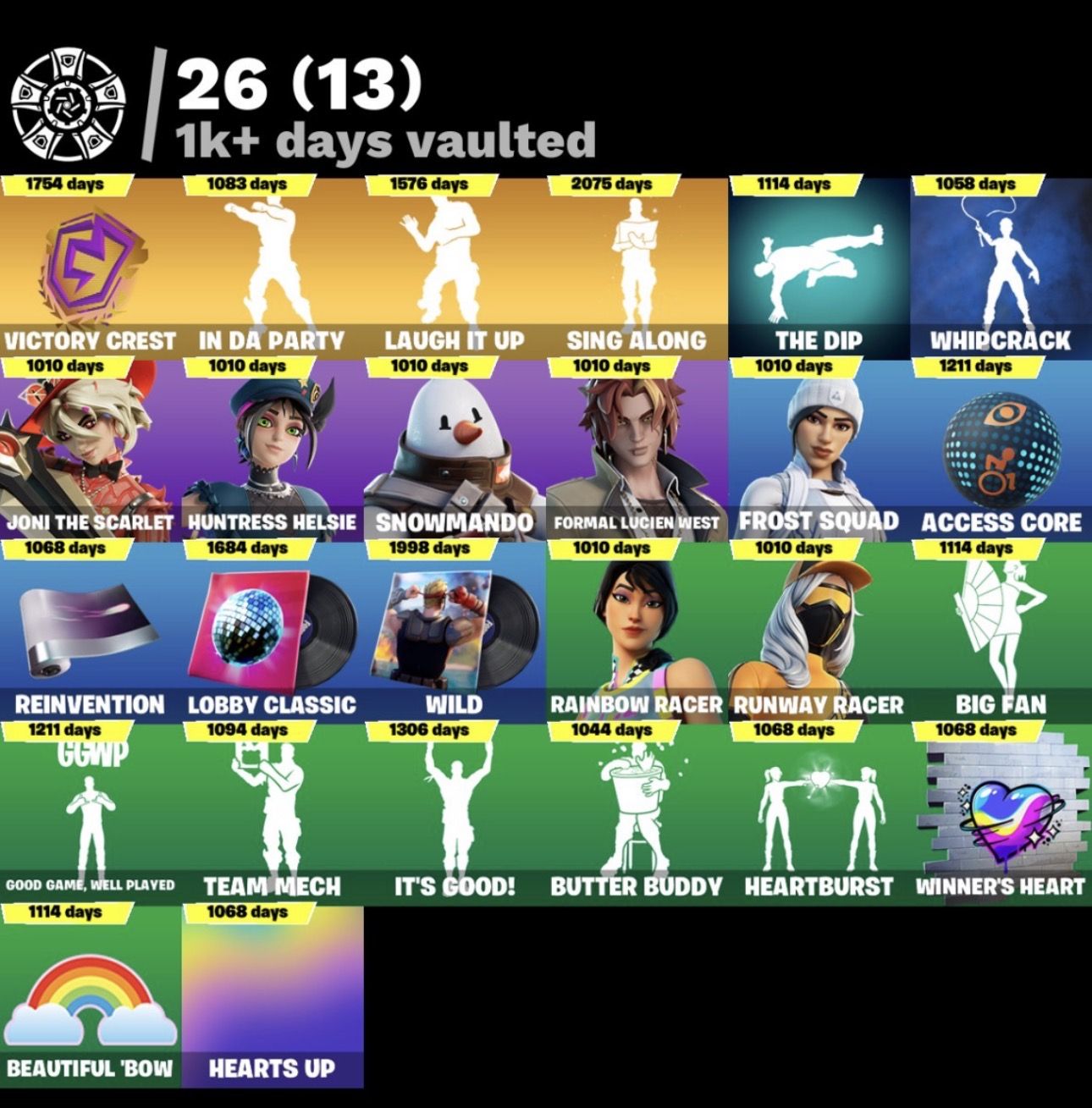Conta de fortnite otima
