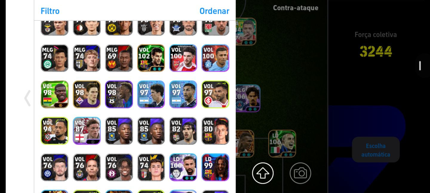 VENDE-SE CONTA EFOTEBOL 3243 DE FORÇA COLETIVA SOMENTE KONAMI ID