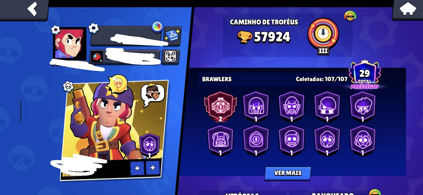 CONTA DE BRAWL STARS