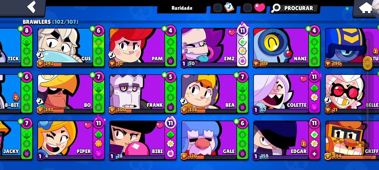 Conta de brawl stars antiga de 2021