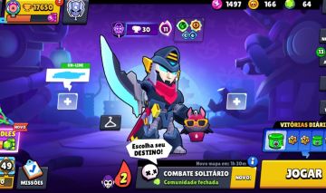 CONTA DE BRAWL STARS COM 17K DE TROFÉUS, 185 SKINS E 91 BRAWLERS(+27K BLINGS)