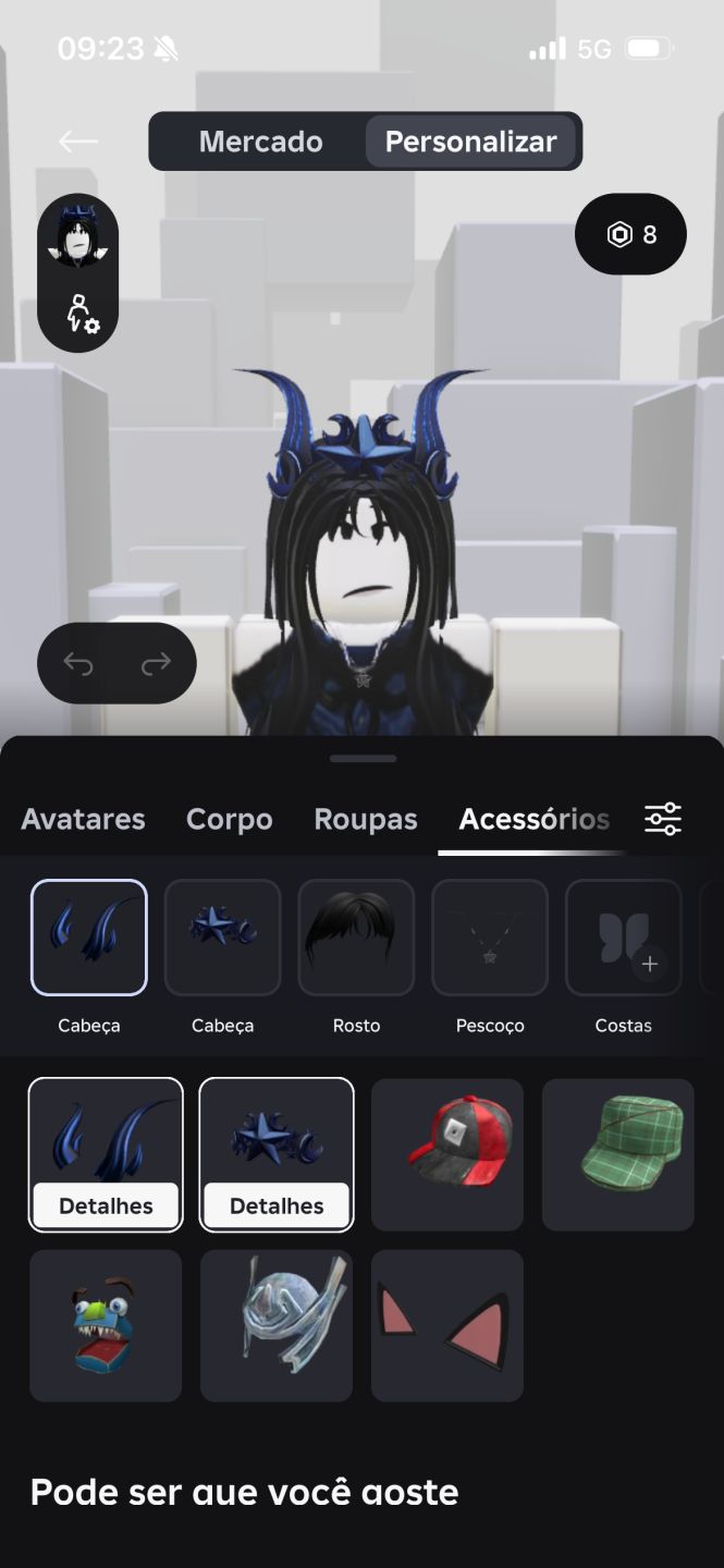 Vende-se conta com off sale navy Queen of the night!