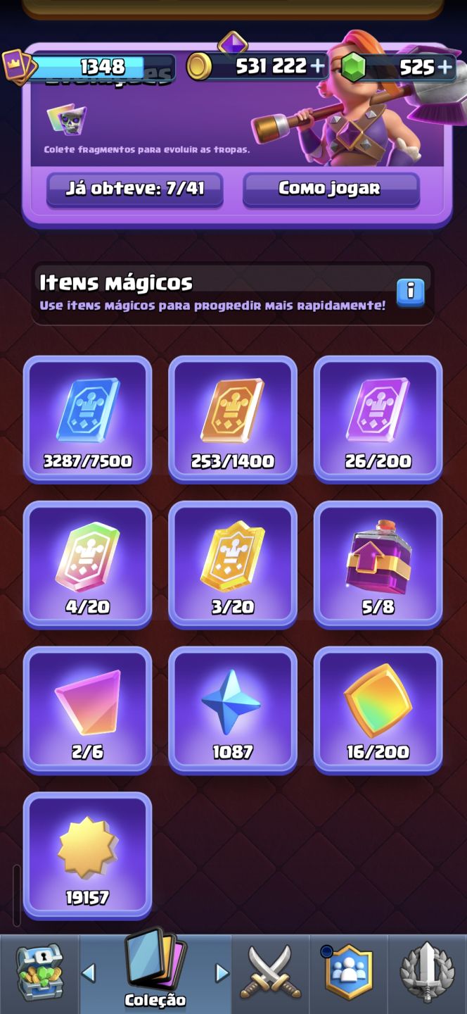 Conta Clash Royale 10k+ Troféus