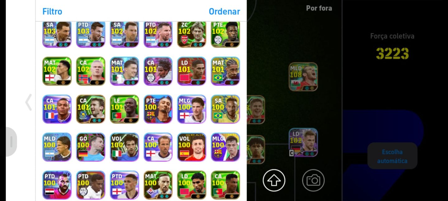 Conta eFootball 2027 | 3223 Força + 7 Técnicos | Promoção - Leia a Descrição
