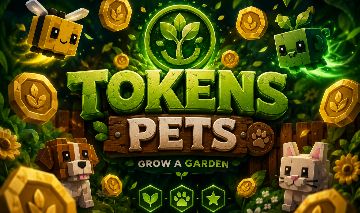 GROW A GARDEN - TOKENS MAIS BARATOS DO SITE - PETS