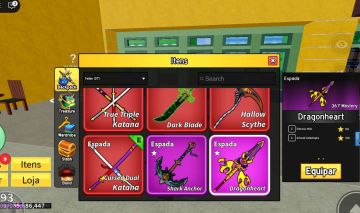 CONTA DE BLOX FRUITS COM GAMEPASS E V4 FULL