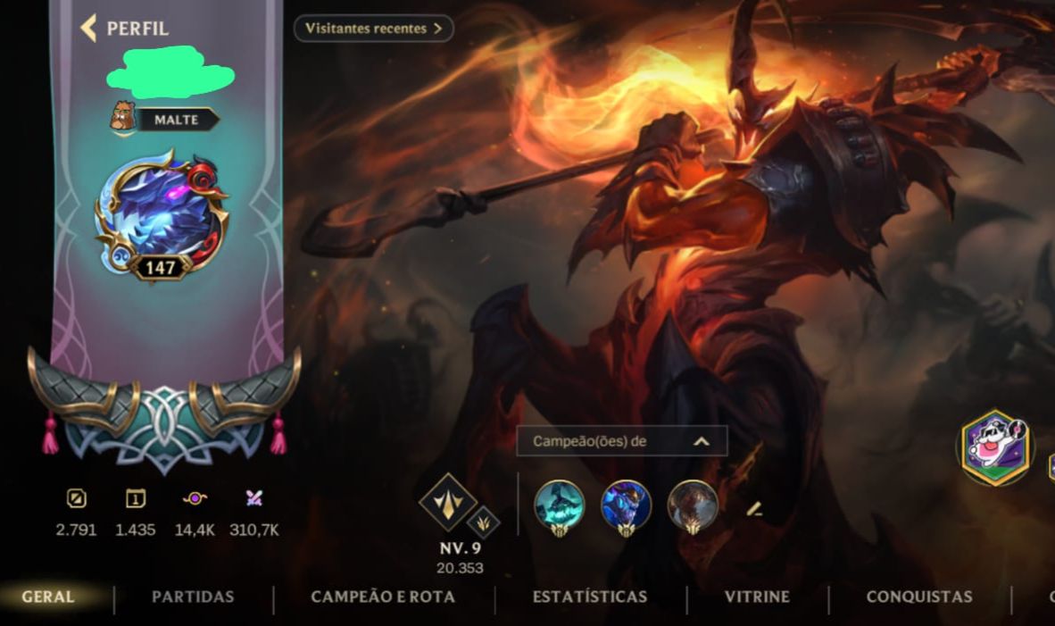 CONTA RIOT( LOL, WILRD RIFT, LOR, TFT) MAIS DE 1K E 500 GASTOS