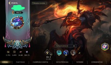 CONTA RIOT( LOL, WILRD RIFT, LOR, TFT) MAIS DE 1K E 500 GASTOS