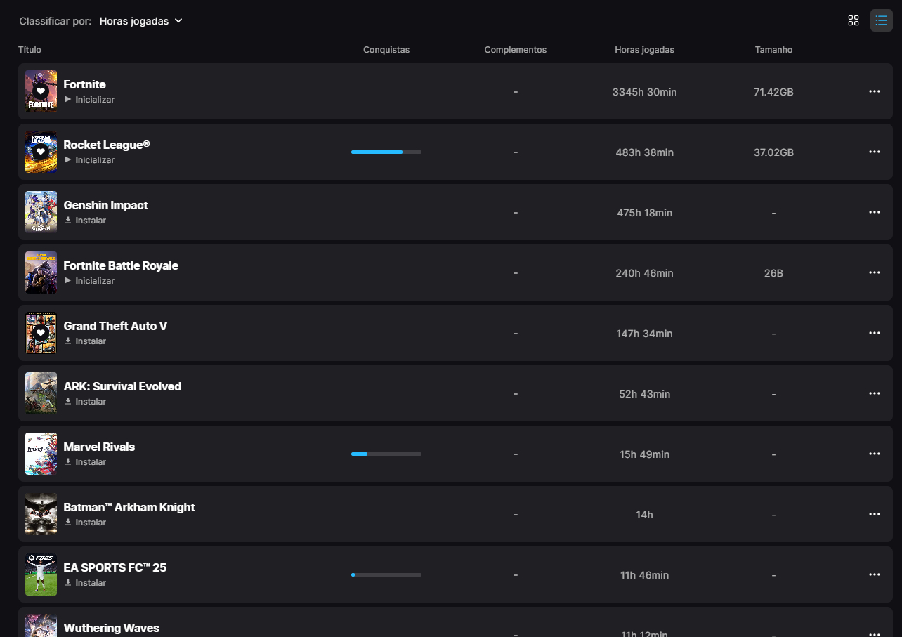 Conta de Fortnite/Epic games com Renegade e kratos, epic com 312 jogos