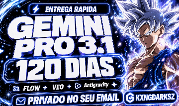 GEMINI PRO 120 DIAS + FLOW 1k + VEO 3.1 + Antigravity - PRIVADO