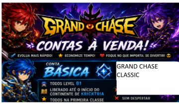 CONTA GRAND CHASE CLASSIC 24 PERSONAGENS NIVEL 90 SERDIN ATE SOLENE