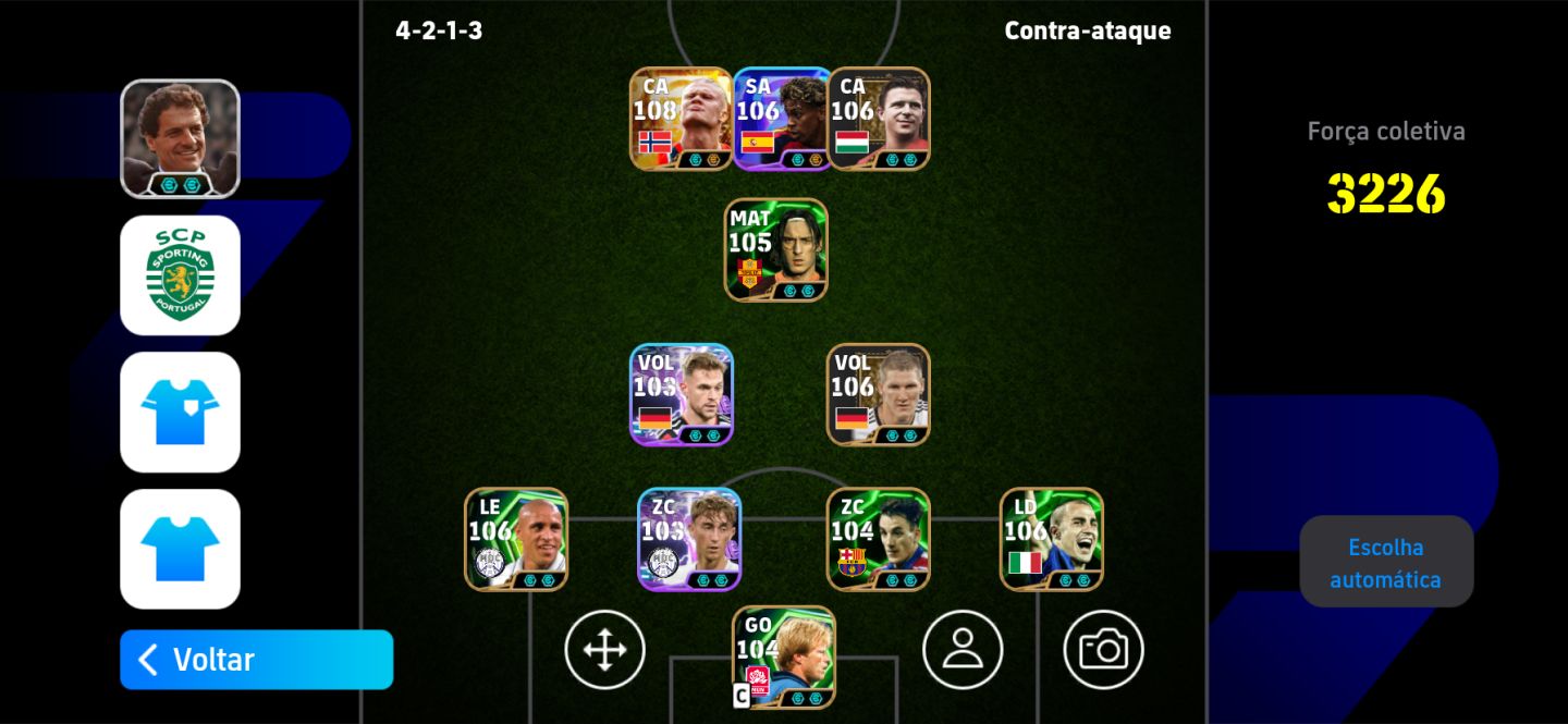 Conta de efootball com yamal 106 haaland 108 Neymar puskas 106 e diversos épicos