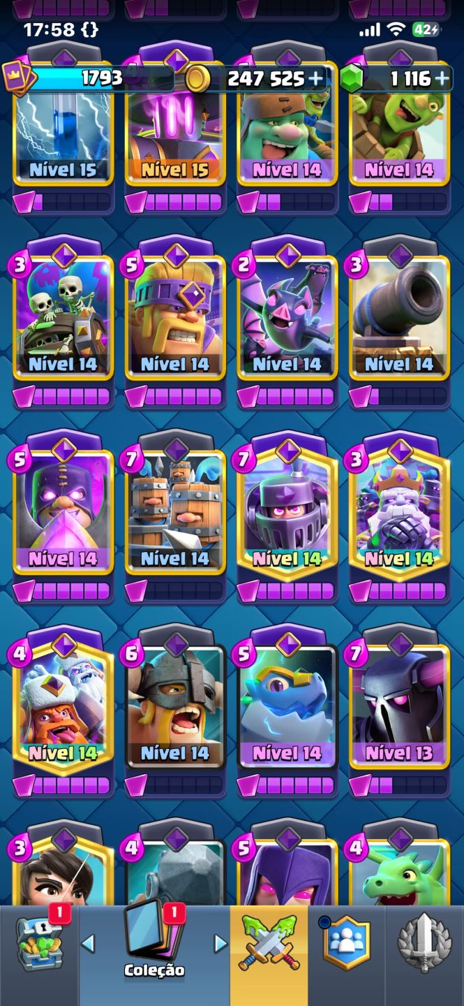 Conta de Clash Royale GEMADA!