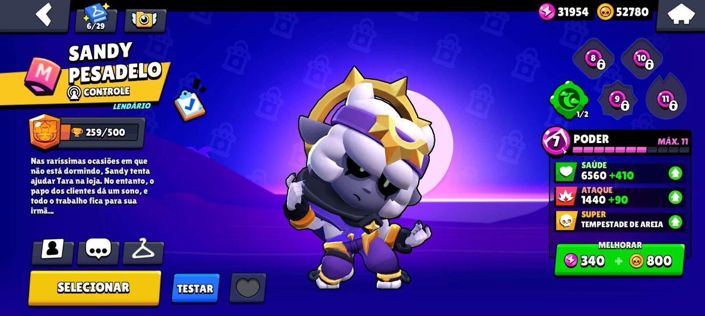 Brawl Stars 50K | 103 Brawlers | 240 SKINS | 13 Lendários | 54 Hipercargas