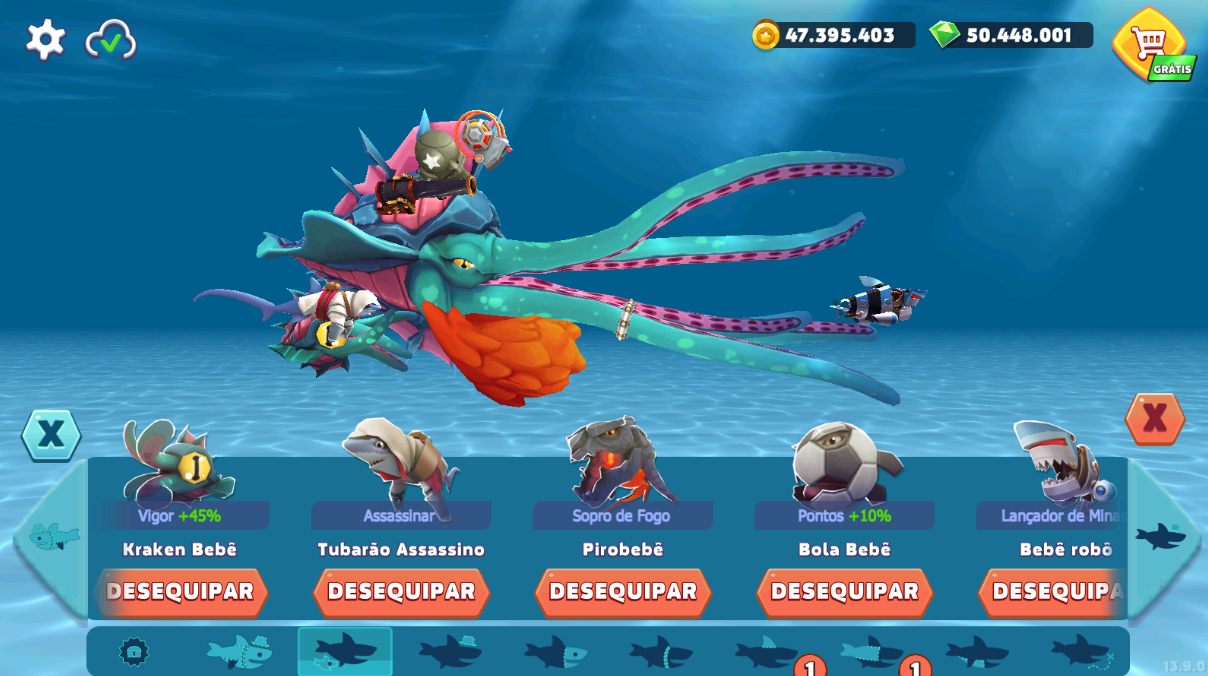CONTAS FULL - HUNGRY SHARK EVOLUTION | ENTREGA RÁPIDA | APENAS ANDROID