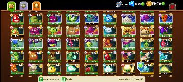 Contas Plants vs Zombies 2 quase todas as plantas desbloqueadas - muitos recusos