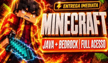 Minecraft Java + Bedrock Original | FULL ACESSO (100% Permanente) + Garantia