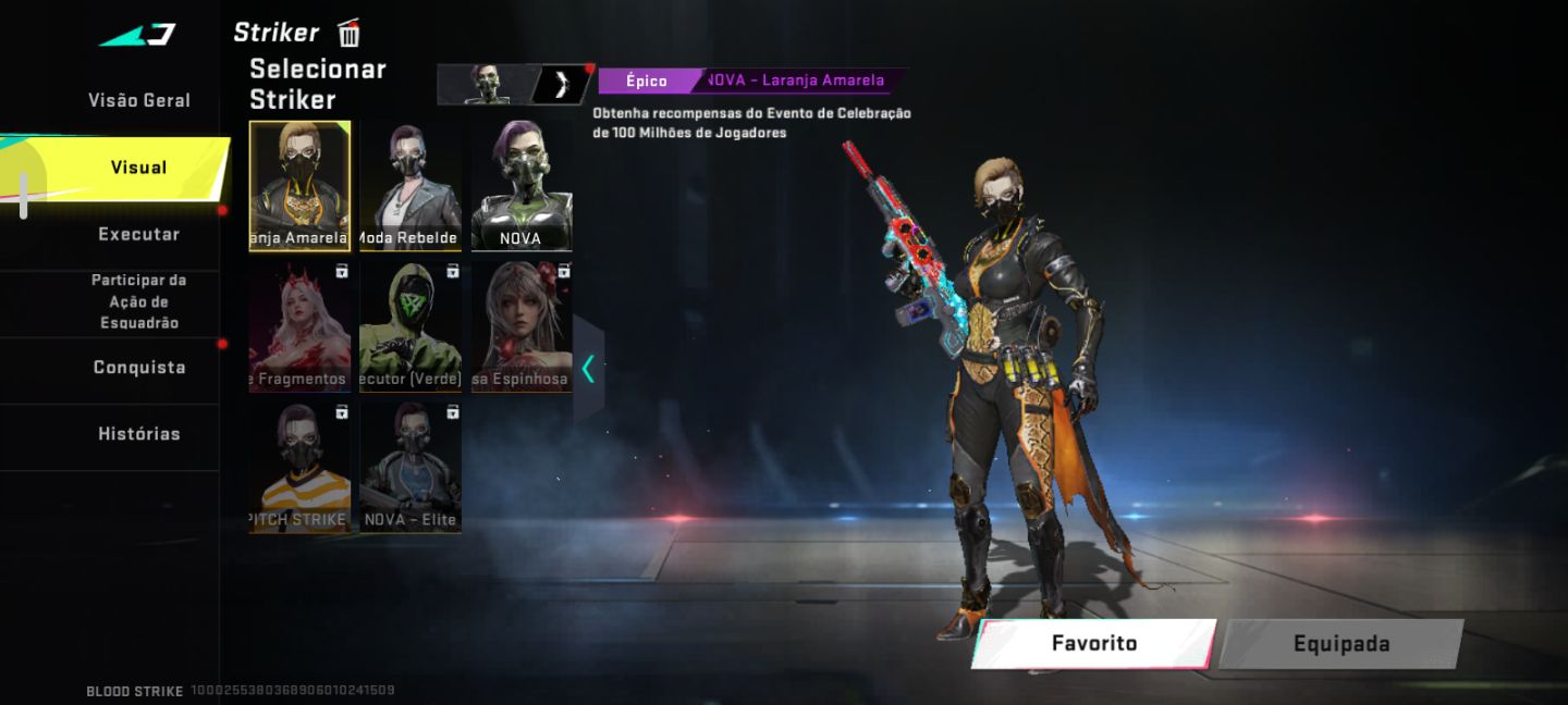 CONTA SIMPLES BLOODSTRIKE