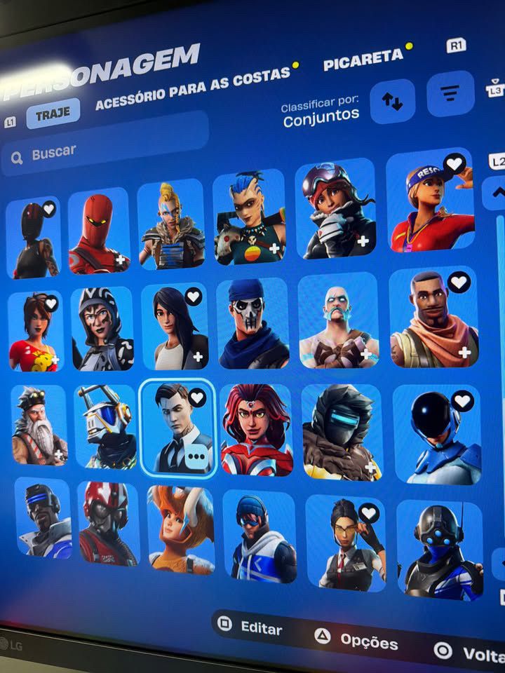 Conta OG - salve o mundo fundador com 60 skins