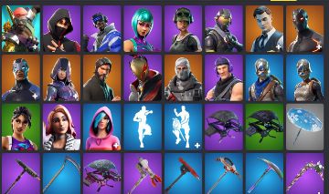 Conta Fortnite 2017 com skins do passe 2, 3, 4. Ikonik, Glow, Wonder e Cyclone.