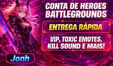 Conta Heroes Battlegrounds com VIP,TOXIC EMOTES,KILL SOUNDS, e muito mais!