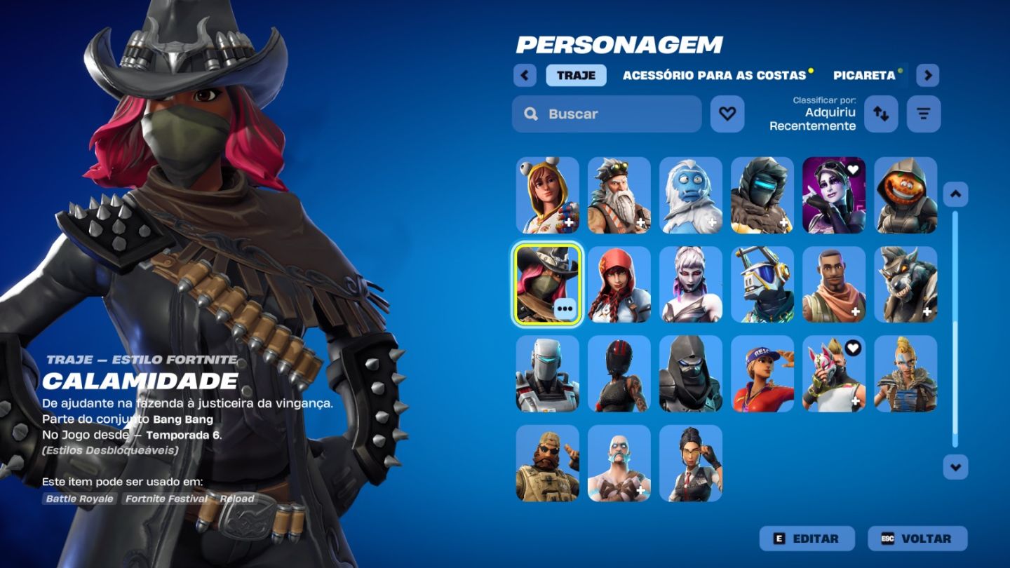 CONTA DE FORTNITE COM 43 SKINS | Calamity | PROMOÇÃO!