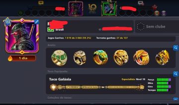 Conta de 8bp top, 1,8B de fichas