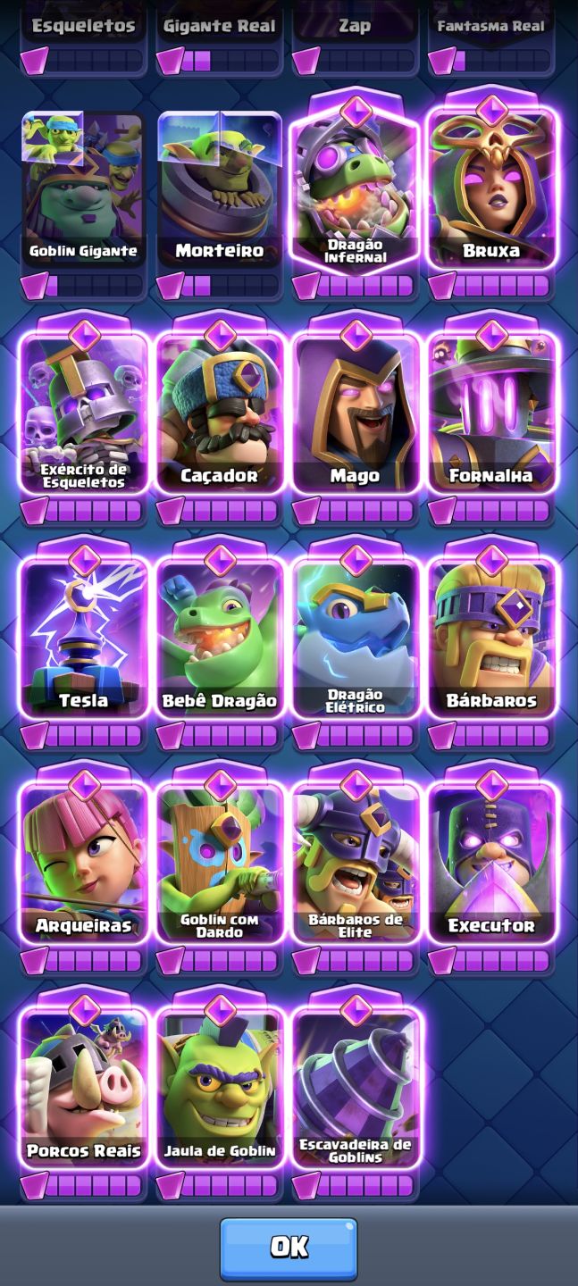 Conta Clash Royale