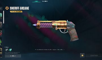 CONTA VALORANT COM SHERIFF ARCANE +OUTRAS SKINS - VALOR NEGOCIÁVEL