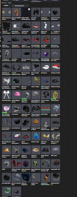 CONTA ROBLOX,COMPLETA COM SKINS E JOGOS UPADOS!!
