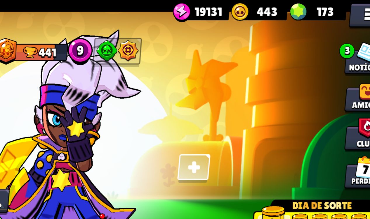 CONTA RARISSIMA, DESDE 2019 BRAWL STARS 104/105 BRAWLERS