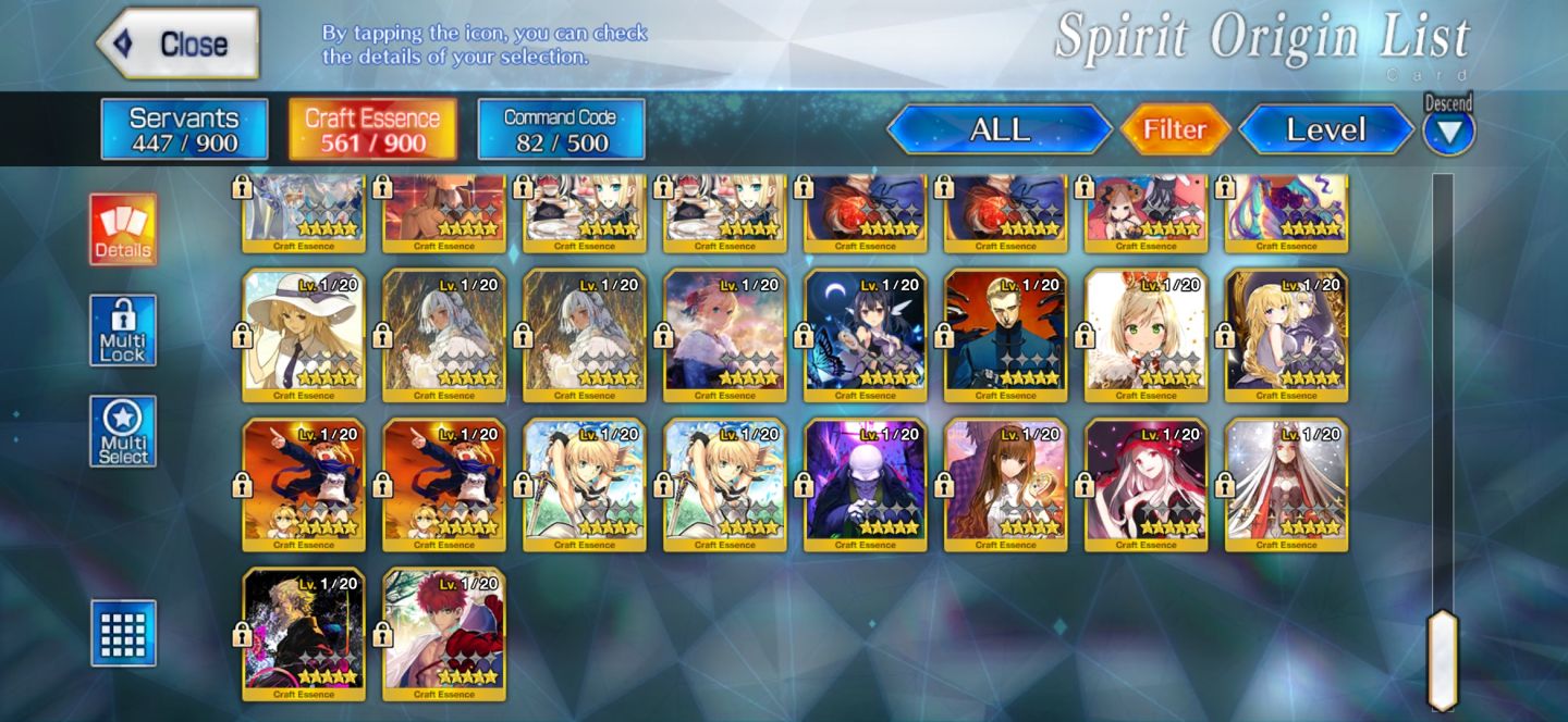 FGO NA OC1 | 36 SSR (39 NP) | 6x Black Grail | Full Meta Supports