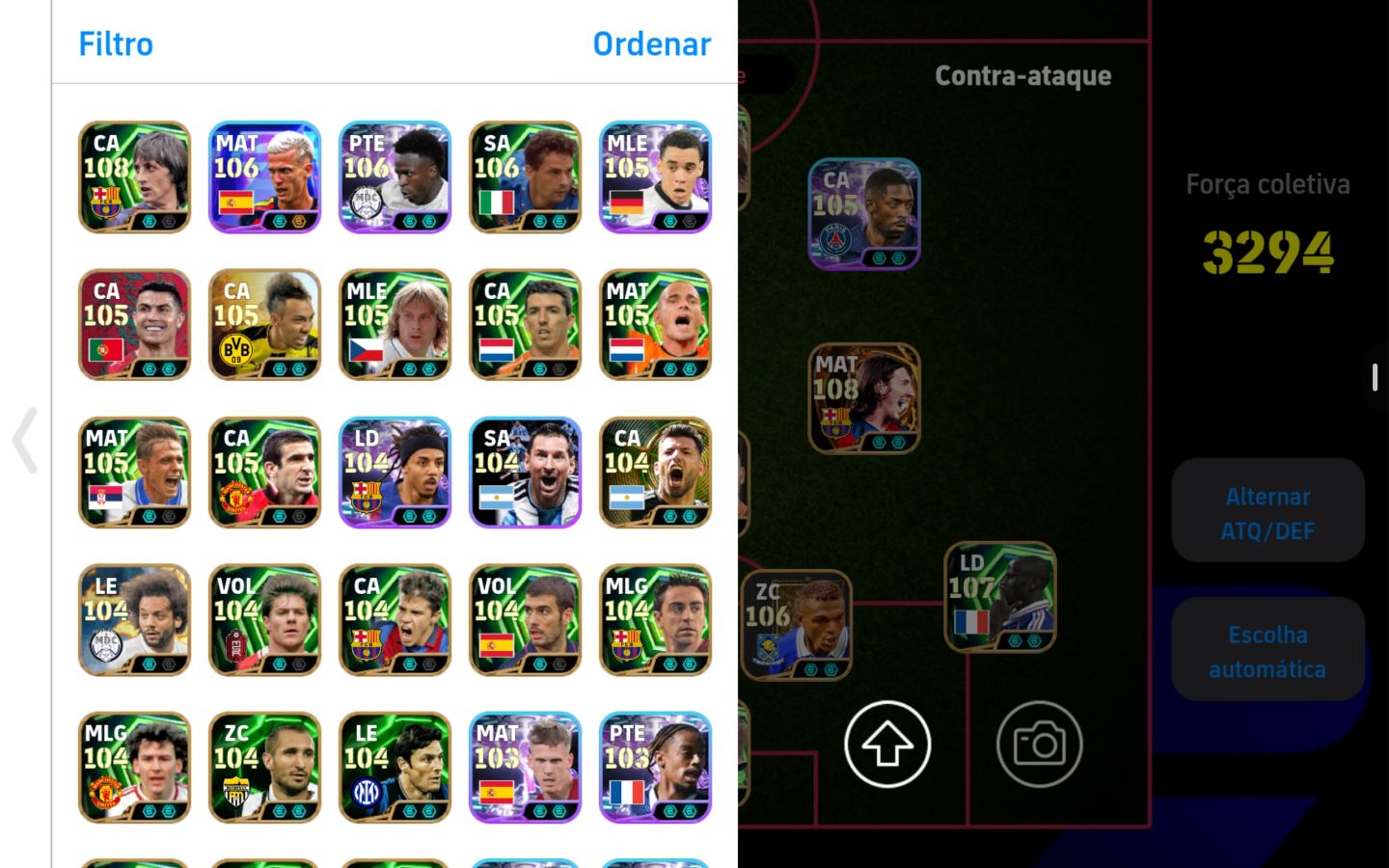 Conta eFootball FULL META | NEYMAR, GULLIT, ETOO e épicos meta