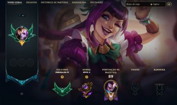 CONTA ESMERALDA 4 / 17 SKINS / 92K EA / JINX , DRAVEN, EZREAL, KINDRED, AHRI