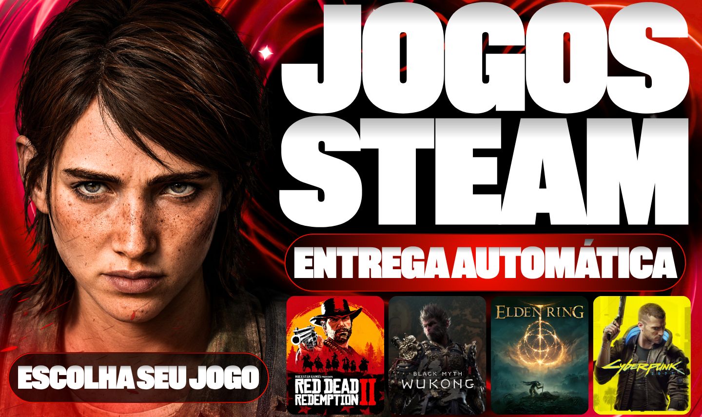 JOGOS STEAM OFFLINE | CONTAS STEAM | ESCOLHA SEU JOGO | ENTREGA AUTOMÁTICA