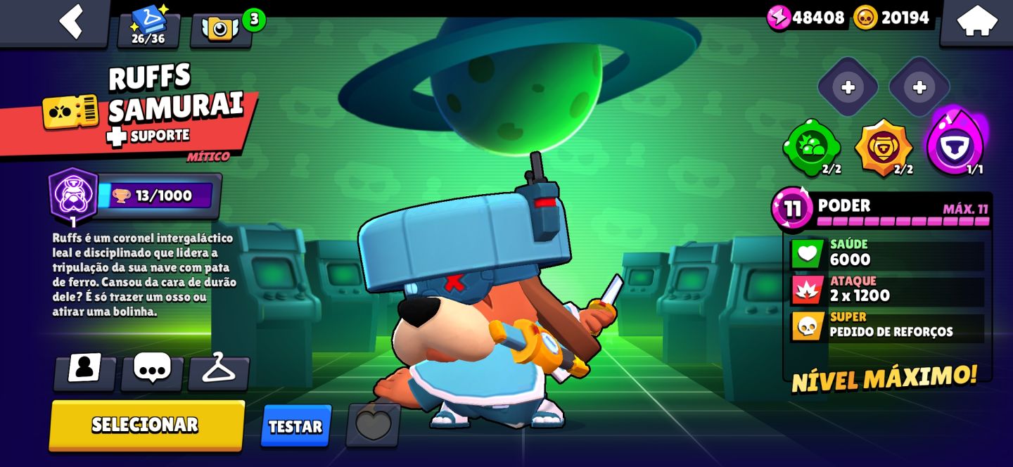 CONTA BRAWL STARS RARA E ANTIGA [50K TROFÉU]