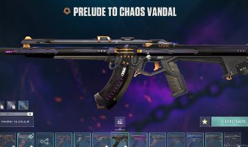 CONTA VALORANT - VANDAL GAIA E PRELUDIO, KARAMBIT RGX E FACA XEROFANG