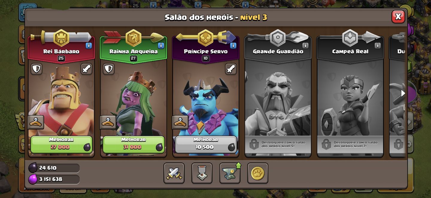 Conta clash of clans Centro de vila 9 com TODOS OS CONSTRUTORES